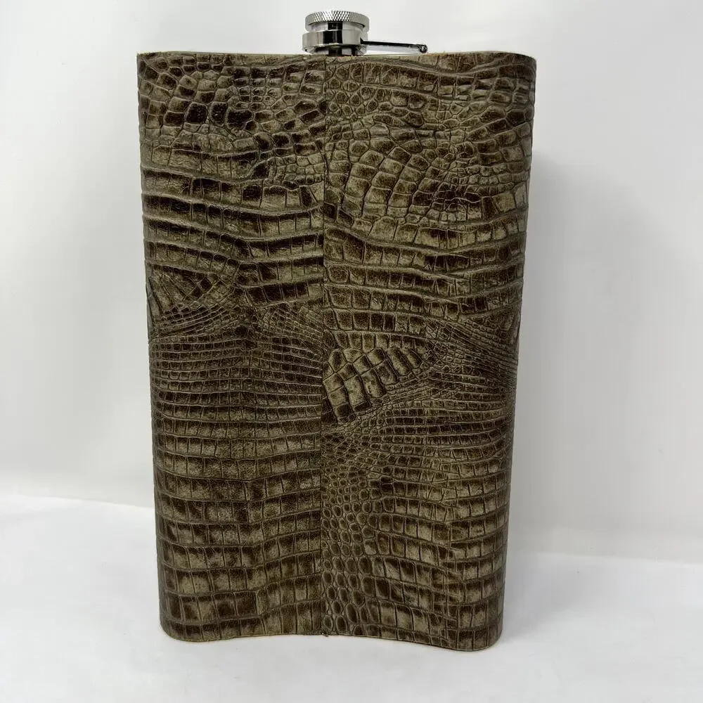 64oz Stainless Steel 11 Inches Tall Flask Alcohol Liquor Storage Fuel Gag Gift